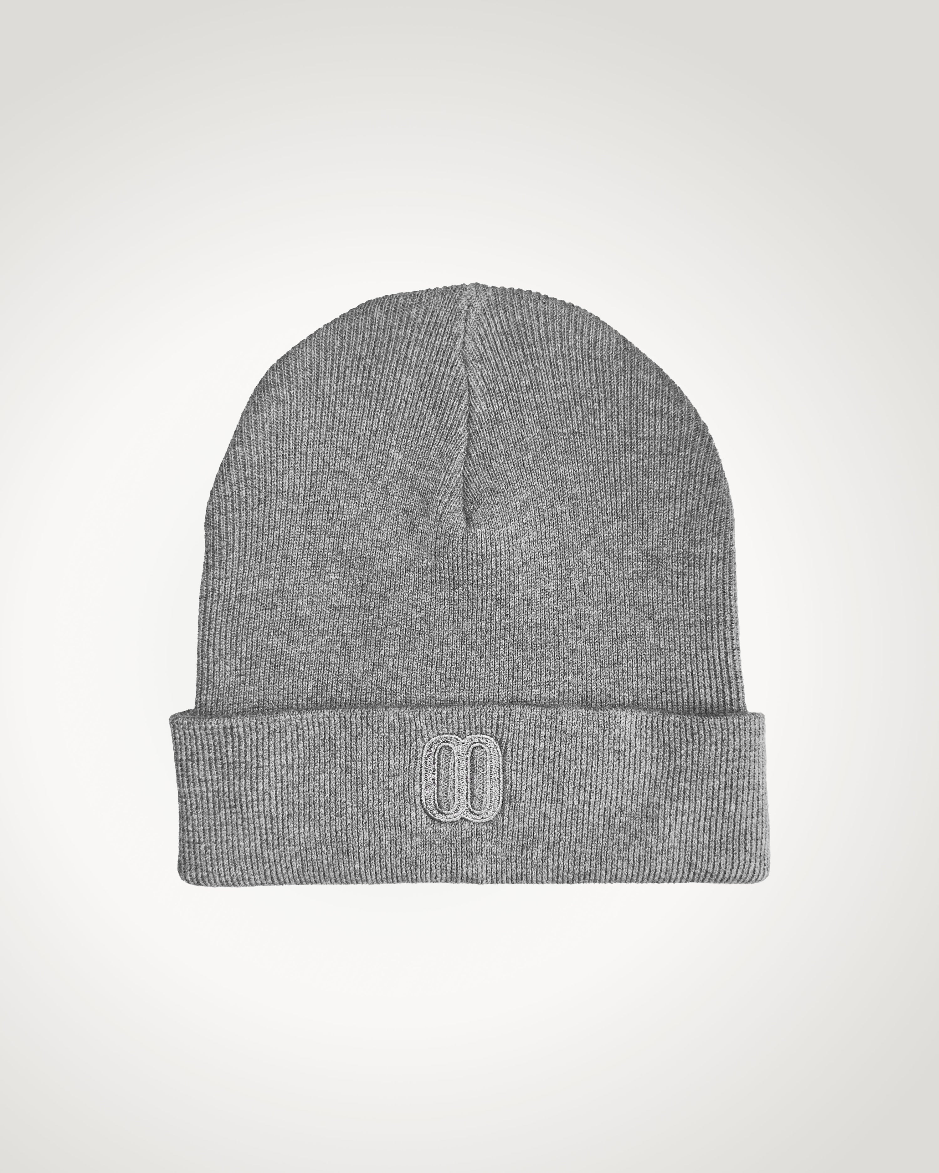 Monogram Beanie In Grey