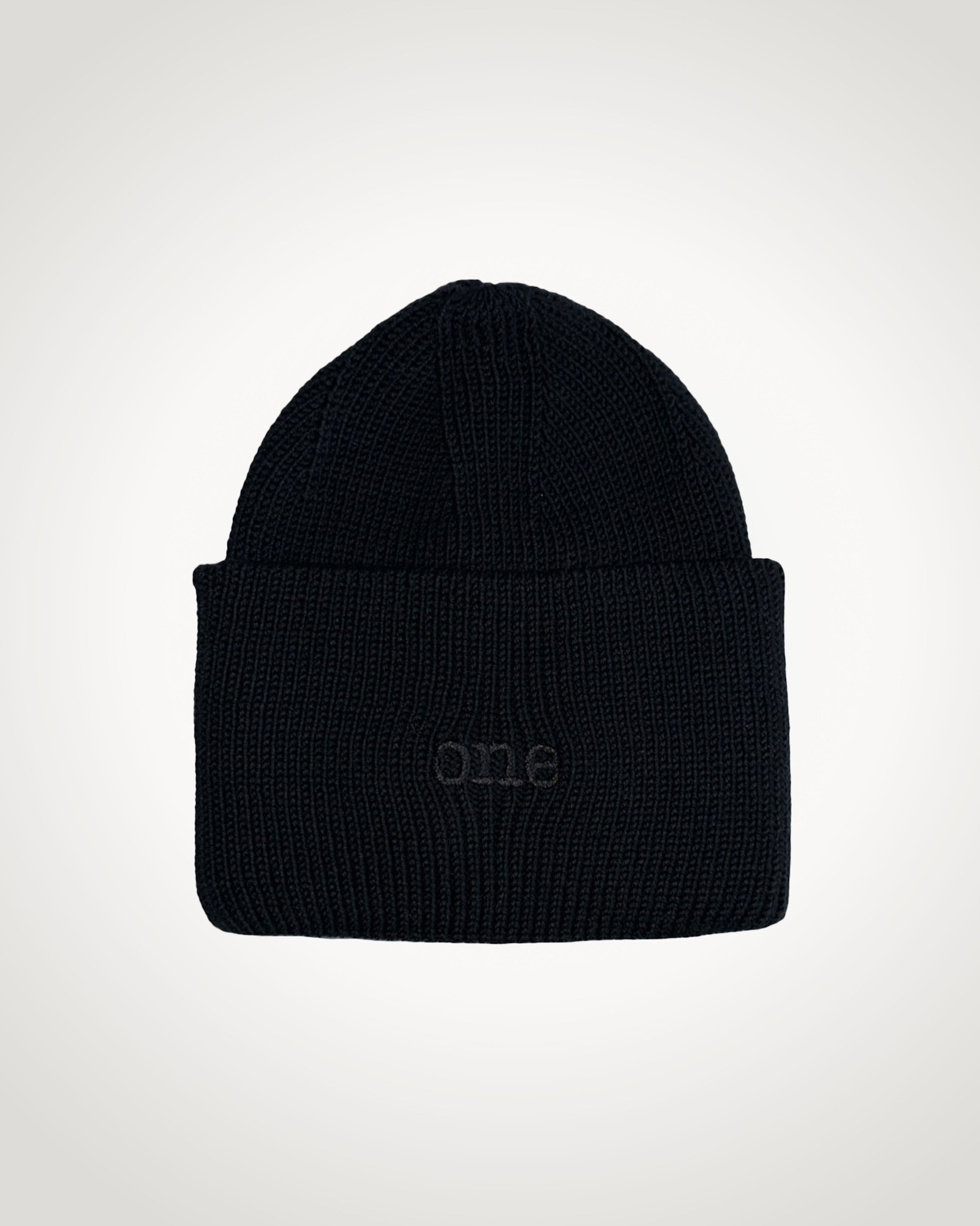 Monogram Beanie In Black